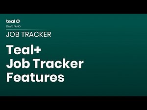 Teal+ Job Tracker Features - Job Tracker
