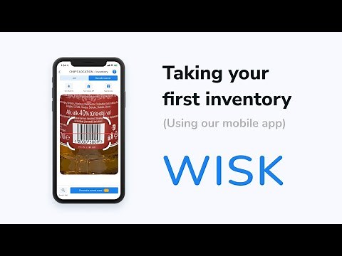 How easy it is to do your bar inventory with WISK