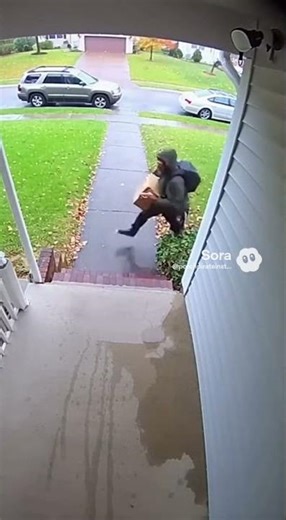 Package Thief Explosion: Water Blast Prank Gone Wrong