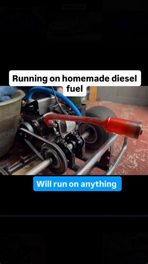 This petrol engine was converted to run on hydrogen gas, but now it can also run of a mix hydrogen blend fuels, petrol, methanol, diesel and homemade diesel (black diesel). This engine wasn’t tuned to run on these other fuels but with a bit of time this could be a true multi-fuel engine. #hydrogen #combustionengine #homemade #engineering | Hydrogen guys