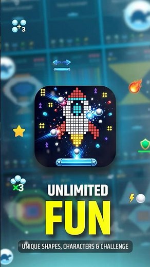 Brick Breaker : Pixel Blitz - Gameplay Video #BrickBreaker #PixelBlitz #BrickBreakerPixelBlitz