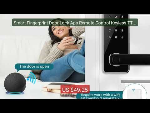 Smart Fingerprint Door Lock App Remote Control Keyless TTLOCK Digit... — Top Rated 2026 | Buy Now!