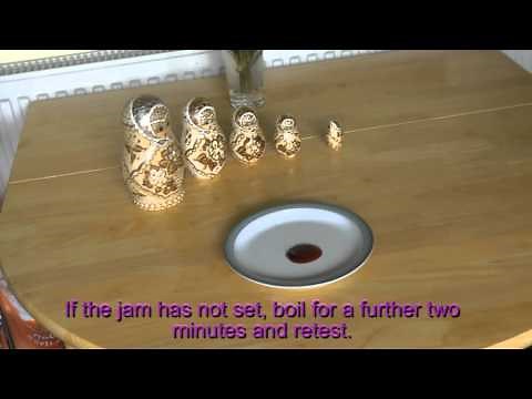 How to test if jam has set / reached setting point