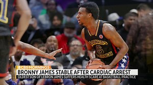 19K views · 122 reactions | Bronny James, a top basketball recruit and son of LeBron James, is now in stable condition after suffering a cardiac arrest during a practice at USC. CBS News' Jonathan Vigliotti reports on what happened — and what causes cardiac arrest. https://cbsn.ws/3q49AYG | CBS Mornings | Facebook