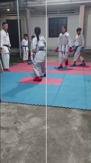 Epic Kumite Match Female vs Male Karate Battle! #karate #kumite