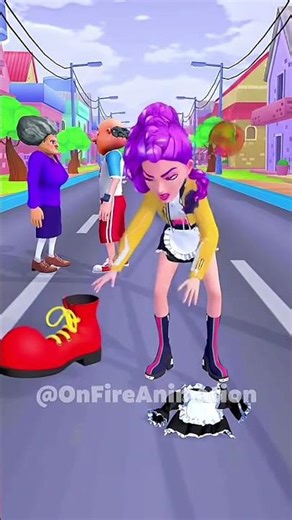 AI Maid Takes Over the Street 🤖🔥 #shortsviral #video