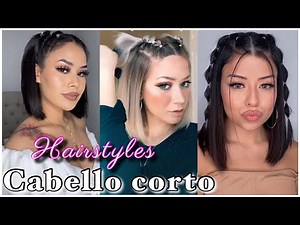 PEINADOS PARA CABELLO CORTO 2025 | Ideas de Peinados en Tendencias 2025 | Peinados bonitos juveniles