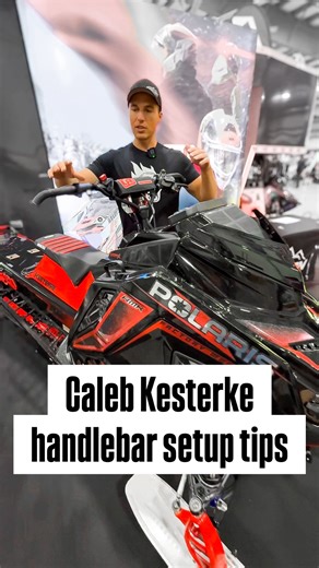 SnoWest Magazine on Instagram: "Great setup tips with @calebkesterke on how to position your handlebars, throttle and brake lever. And he’s showing us on his one-off @polarissnow factory 9R Patriot Boost backcountry mod. @snowestmagazine #snowest #snowmobile #snowmobiling #polaris"