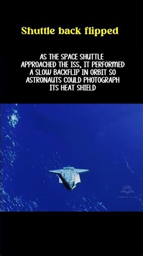 Why the Space Shuttle Performed a Backflip Near the ISS #starduststories #astronomy #astrophysics