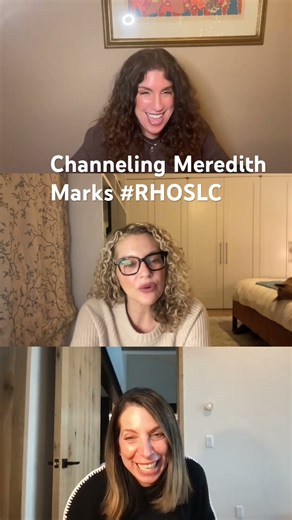 When chaos erupts but you channel Meredith Marks: “I don’t agree with you.” ❄️💅 #RHOSLC #bravo