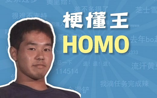 HOMO是什么梗【梗懂王】