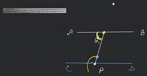 Draw a line segment A B=6 \mathrm{~cm}. Construct a line parall... | Filo