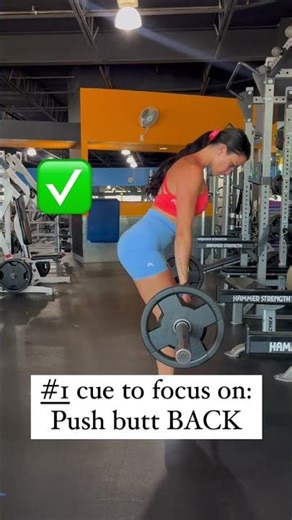 THE ONE CUE YOU NEED TO MASTER THE RDL #deadlift #gym #fitness #glutes #exercise #fitnessjourney