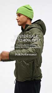 Our Winter Sale is on! Enjoy up to 40% off on selected items. | Peak Performance