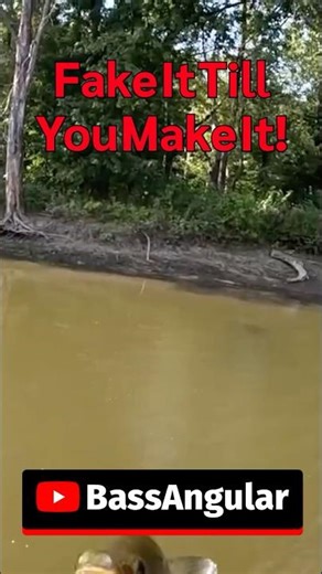 Making a small catch look LEGENDARY 🎣 #fishing #bassfishing #funny
