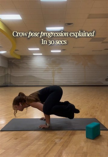 Unlocking new poses 2026 sounds cool. What are you up to? #crowpose #yogapose #flexibilitytraining #balanceworkout #mobilitytraining