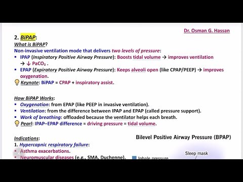 Pediatric mechanical ventilation course| Non Invasive ventilation (BiPAP)