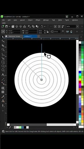 HOW TO CREATE A WIFI LOGO DESIGN IN CORELDRAW #short #trending #viral