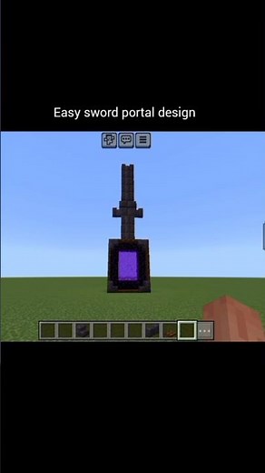 Sword portal design minecraft