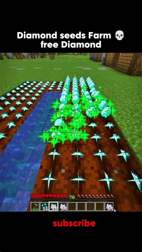 Minecraft Unlimited Diamond Farm Mod #shorts