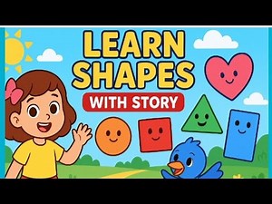 Learn Shapes with Story | Fun Shape Town Adventure for Kids & Toddlers