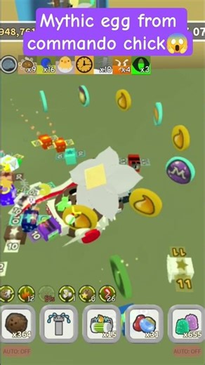 50th commando chick and i got mythic egg😱#roblox #beeswarmsimulator #bss