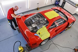 How to preserve the paint on a Ferrari F40 | Autocar