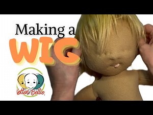 How To Make A Simple Doll Wig - Kotten Bellies Tutorial