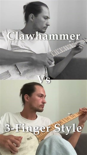 Clawhammer vs 3 Finger Style Banjo