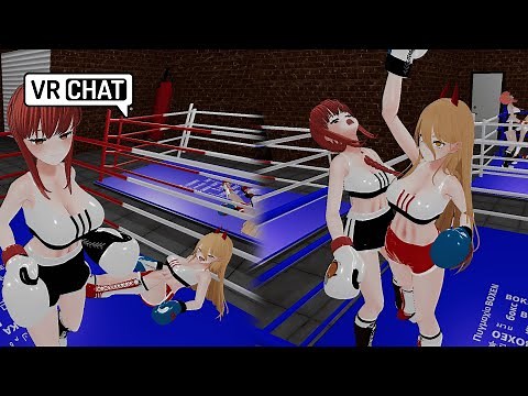 Intense Back-and-Forth Battle: Red-Haired Boxer's Defensive Dominance VRchat BOXING
