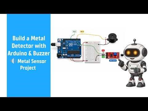Build a Metal Detector with Arduino & Buzzer! | 🔊 Metal Sensor Project | Hands-On Project