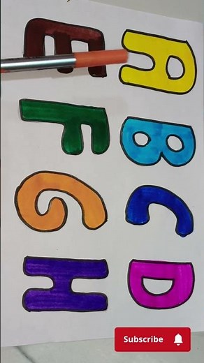 ABCDEFGH for Kids 🔤 | Learn Alphabet A to H | English Letters | ABC Shorts