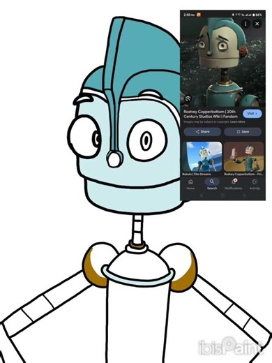 Drawing a Rodney Dangerfield Robots