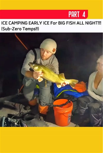 Ice Camping for Big Fish: Overcoming Sub-Zero Challenges