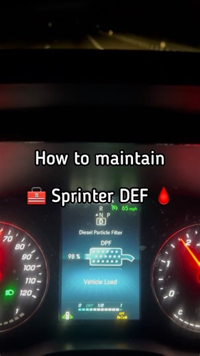 🚐 Sprinter DEF system #maintenance #diy #dpf
