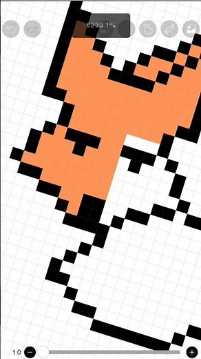 Fox Nap Mode: Activated 🦊 #shorts #doodle #pixelart