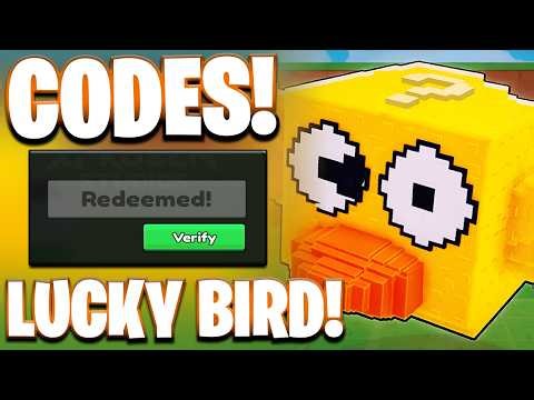 *🐤LUCKY BIRD* NEW ALL BIRD UPDATE CODES FOR BE A LUCKY BLOCK! ROBLOX BE A LUCKY BLOCK CODES