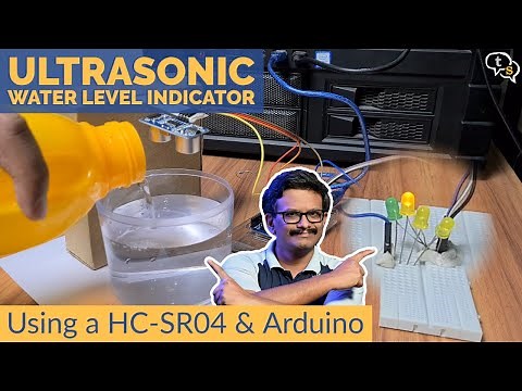 Ultrasonic Water Level Indicator using HC-SR04 & Arduino