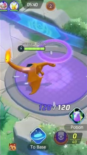 Pokemon unite Charizard gameplay #shorts #pokemonunite
