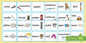 Everyday Objects Word Association Game