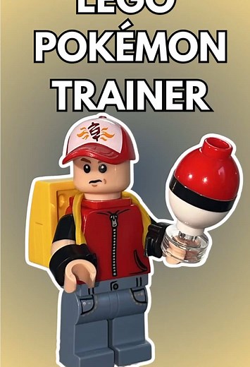 Create Your Own LEGO Pokémon Trainer Minifigure