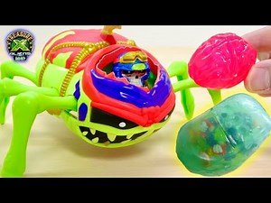 巨大蜘蛛のエイリアン! スライムにぷよぷよボールが出てきた☆ TREASURE X Aliensをレビュー