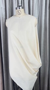 68K views · 1K reactions | In this Draping “Quickie” video, I take ONE piece of fabric to create an Asymmetrical Cowl Draped Dress inspired by the Japanese Designer Junya Watanabe ⭐️ This avant-garde drape is deceptively simple, but yet would be considered an exercise in advanced draping…Check it out! | Nick Verreos | Facebook