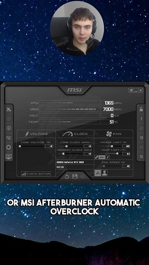 MSI AFTERBURNER AUTOMATIC OVERCLOCK
