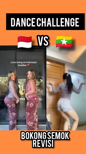 DANCE - BOKONG SEMOK REVISI 🇲🇨/🇲🇲 BEAUTIFUL GIRL DANCE #dance #comedy #challenge #fyp