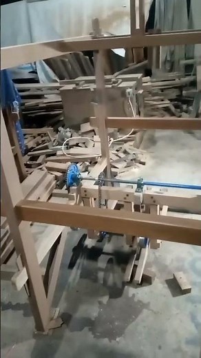 FIRST PROJECT !!!. SEMI AUTOMATIC WOODEN WEAVING LOOM. #weavingloom #textileheritage