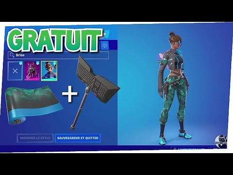 COMMENT AVOIR LA PIOCHE GRATUITE "qwerty" ET LE REVETEMENT "brise lames" sur FORTNITE