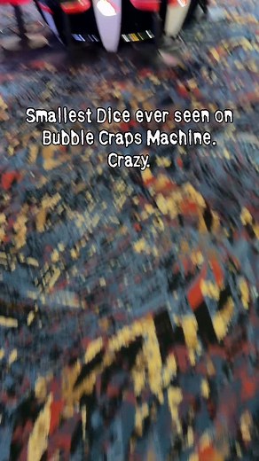 Smallest Dice ever seen on a Bubble Craps machine. Crazy. #bubblecraps #dice #gambling #newmexicotrue | Poppi Herrera