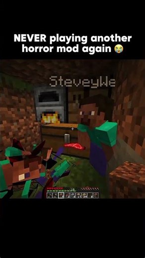 This horror mod broke me 😭 #minecraft #horror