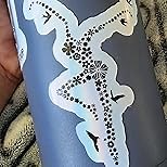 Self Adhesive Laminating Sheets Anti-UV Vinyl (25 Sheets Glossy): Clear Vinyl Laminating Paper - Sticker Laminate Sheets Waterproof, Transparent Vinyl